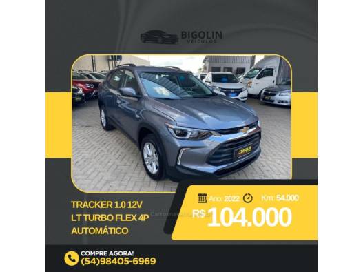 CHEVROLET - TRACKER - 2022/2022 - Cinza - R$ 104.000,00