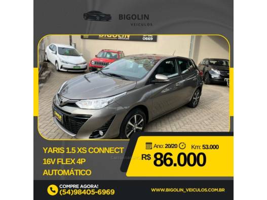 TOYOTA - YARIS - 2020/2020 - Cinza - R$ 86.000,00