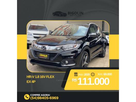 HONDA - HR-V - 2020/2020 - Preta - R$ 111.000,00